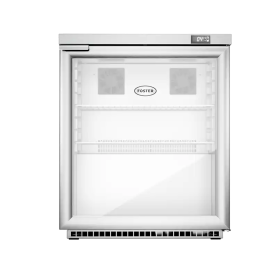 Foster HR 200G Refrigerator Undercounter Cabinet with Glass Door (+3°/+5°C)