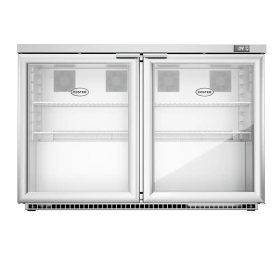 Foster HR 360G Refrigerator Undercounter Cabinet with Glass Door (+3°/+5°C)