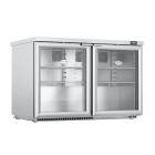 Foster HR 360G Refrigerator Undercounter Cabinet with Glass Door (+3°/+5°C)