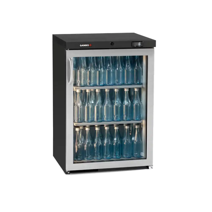 Gamko Maxiglass Noverta MG3/150RG Glass Door Bottle Cooler (+2°/+18°C)