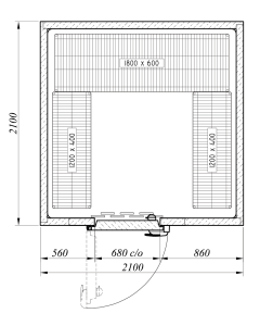 Advantage+ Refrigerator Room ADV+2121HT INT (+1°/+4°C)