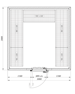 Advantage+ Refrigerator Room ADV+3030HT INT (+1°/+4°C)