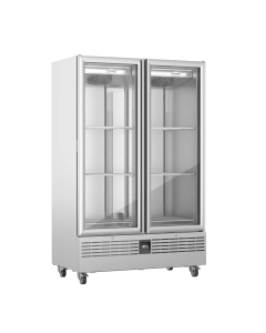 Foster FSL 800 G Slimline Refrigerator with Glass Doors (+1°/+4°C)