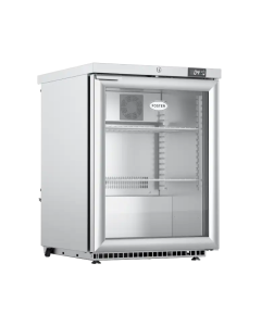 Foster HR 150G Refrigerator Undercounter Cabinet with Glass Door (+3°/+5°C)