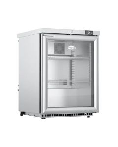 Foster HR 150G Refrigerator Undercounter Cabinet with Glass Door (+3°/+5°C)