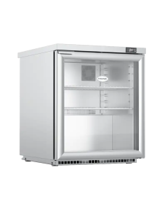 Foster HR 200G Refrigerator Undercounter Cabinet with Glass Door (+3°/+5°C)