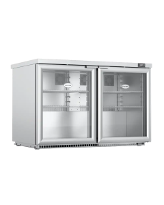 Foster HR 360G Refrigerator Undercounter Cabinet with Glass Door (+3°/+5°C)