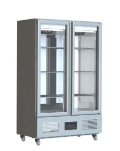 Foster FSL 800 G Slimline Refrigerator with Glass Doors (+1°/+4°C)