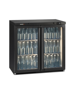 Gamko Maxiglass Noverta LG3/250G Low Height Glass Door Bottle Cooler (+2°/+18°C)