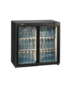 Gamko Maxiglass Noverta LG3/250SD Low Height Sliding Door Bottle Cooler (+2°/+18°C)