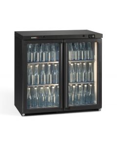Gamko Maxiglass Noverta LG3/250G Low Height Glass Door Bottle Cooler (+2°/+18°C)