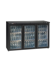 Gamko Maxiglass Noverta LG3/315G Low Height Glass Door Bottle Cooler (+2°/+18°C)