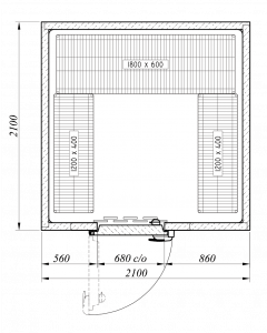 Advantage+ Refrigerator Room ADV+2121HT INT (+1°/+4°C)